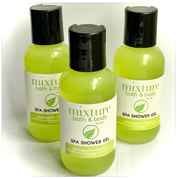 Mixture Other - 🆕3x MIXTURE Pineapple Cilantro Spa Shower Gel NEW